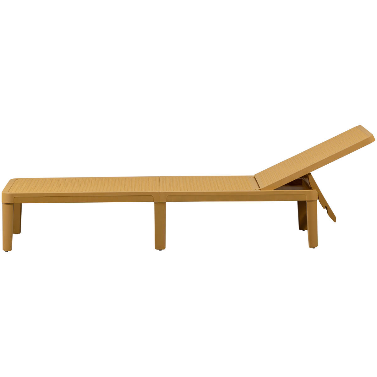 GARTENLIEGE 55/29/191 cm  - Gelb, Design, Kunststoff (55/29/191cm) - Gardenson