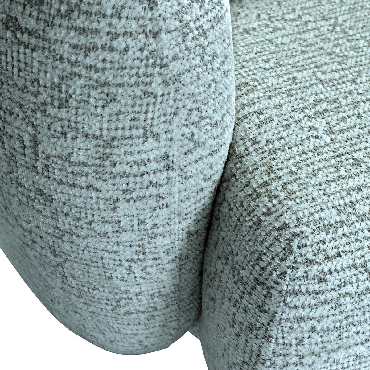 ECKSOFA  in Flachgewebe Mintgrün Zierkissen, Rücken echt, Sitztiefenverstellung  162/275 cm  - Schwarz/Mintgrün, MODERN, Kunststoff/Textil (162/275cm) - Carryhome