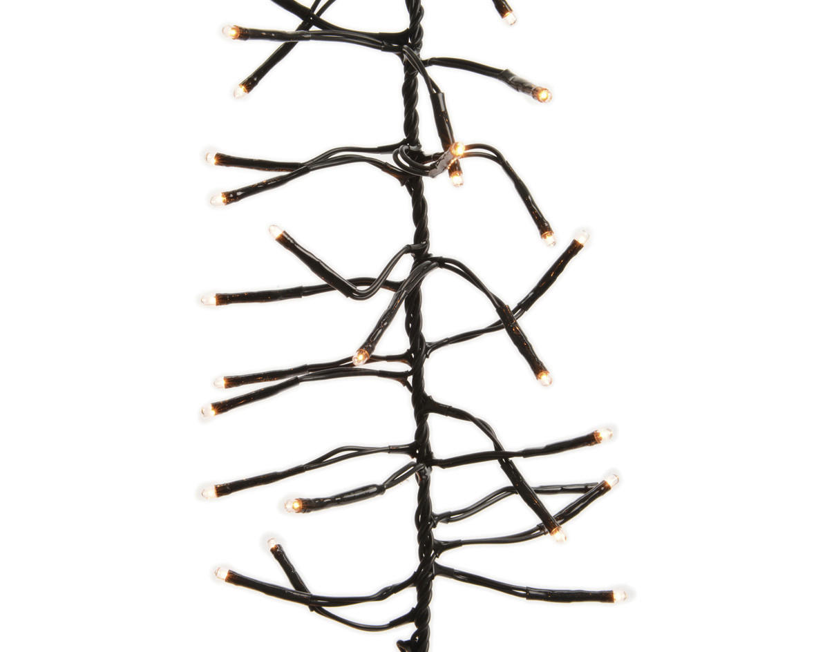 LICHTERKETTE 1900 cm  - Schwarz, Basics, Kunststoff (1900cm)