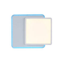 LED-Deckenleuchte Arenda 45,3/45,3/7,5 cm   - Weiß, Design, Kunststoff/Metall (45,3/45,3/7,5cm)