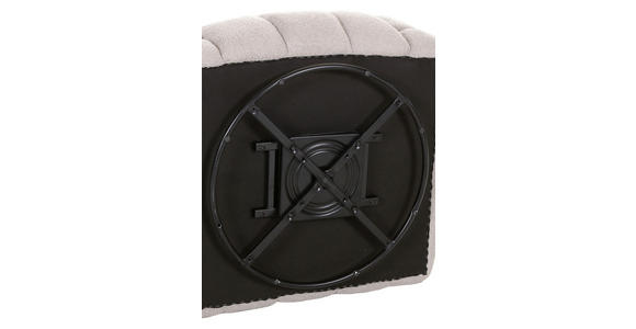 SESSEL in Flachgewebe Schlammfarben  - Schlammfarben/Schwarz, KONVENTIONELL, Textil/Metall (97/71/87cm) - Carryhome