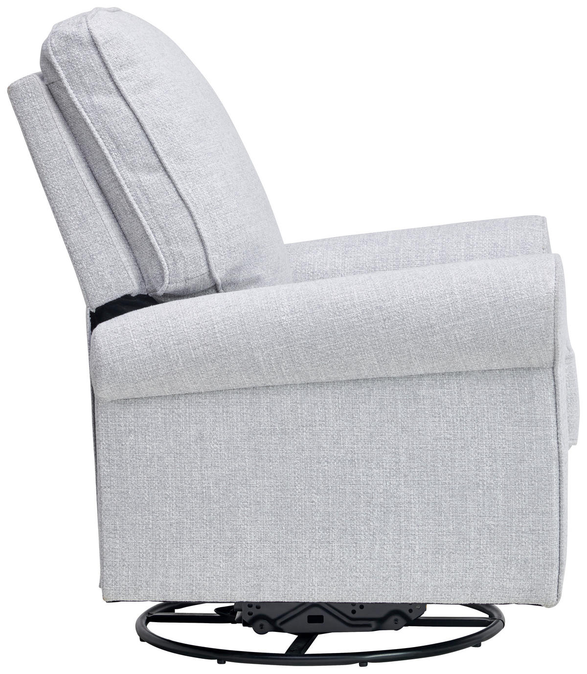 FERNSEHSESSEL in Webstoff Weiss  - Weiss/Schwarz, Konventionell, Kunststoff/Textil (94/102/100cm) - Livetastic