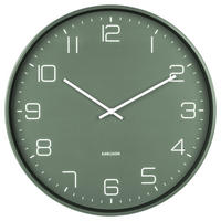 WANDUHR LOFTY Grün 40/40/4,5 cm  - Grün, Basics, Metall (40/40/4,5cm) - Karlsson