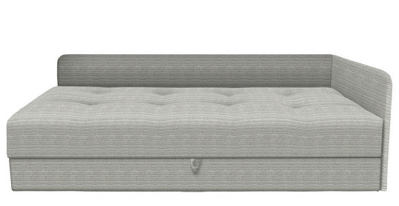 LIEGE in Velours Kaschmir - Kaschmir/Schwarz, KONVENTIONELL, Kunststoff/Textil (205/80/95cm) - Xora