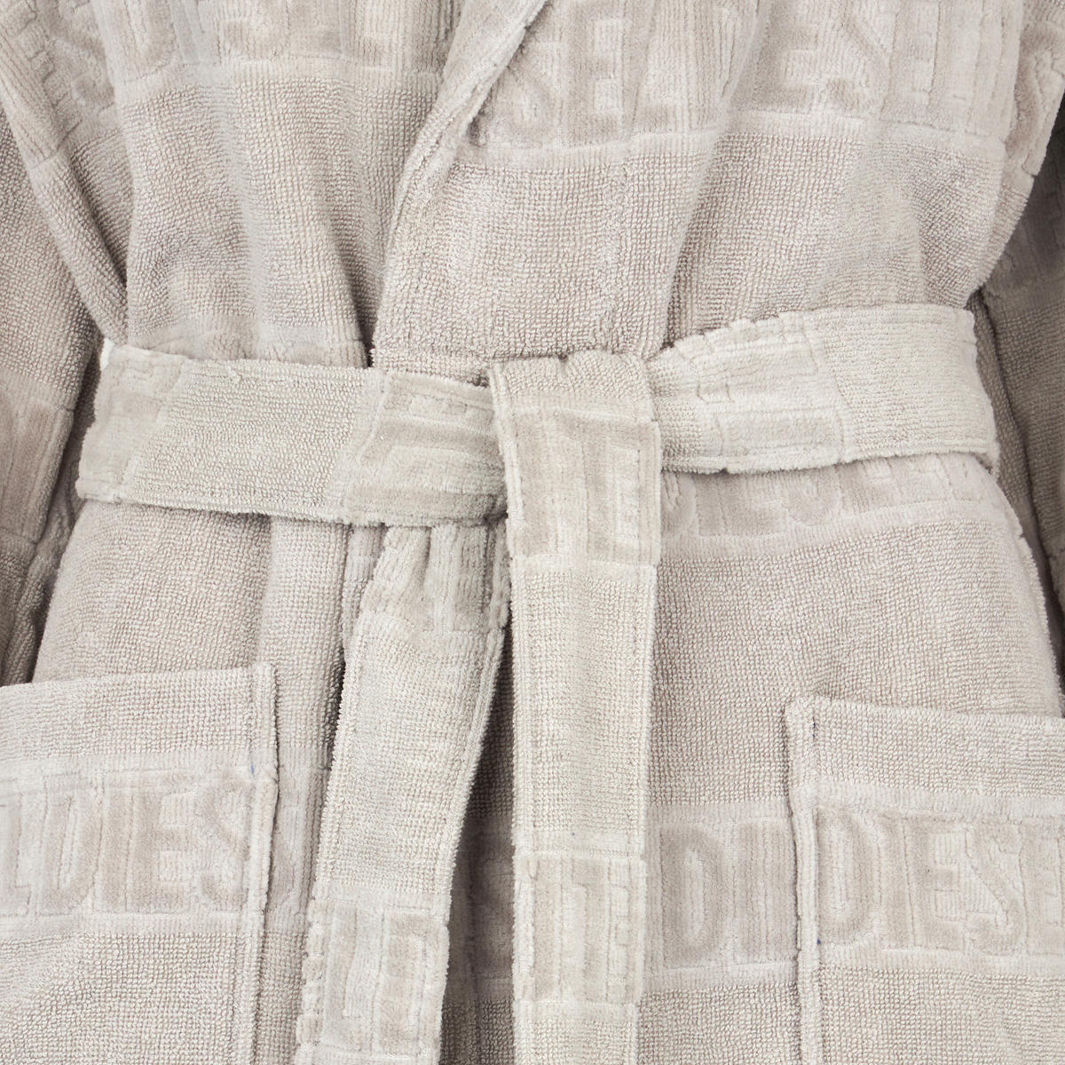 BADEMANTEL L/XL Unisex  - Grau, Basics, Textil (L/XLnull) - Diesel