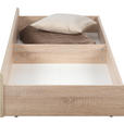 BETTKASTEN Sonoma Eiche  - Sonoma Eiche, KONVENTIONELL, Holzwerkstoff/Kunststoff (199/23/64cm) - Carryhome