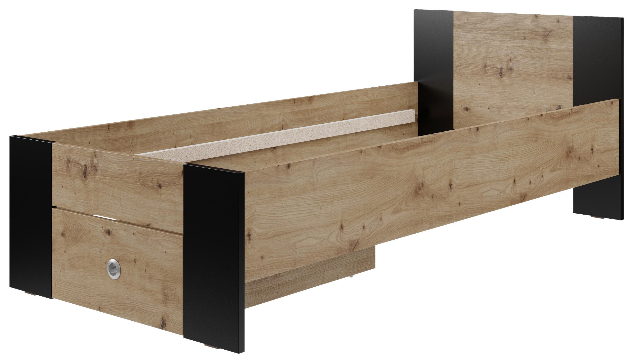 Carryhome POSTEL, černá, dub artisan