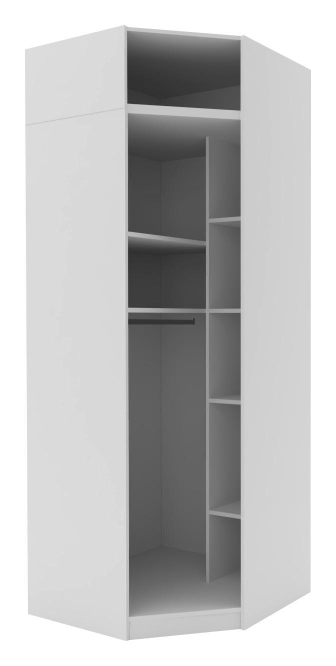 ECKSCHRANKKORPUS 91,1/242,2/91,1 cm  - Weiß, KONVENTIONELL, Holzwerkstoff (91,1/242,2/91,1cm) - Hom`in