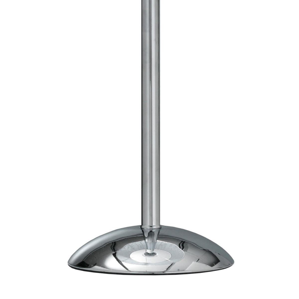 TISCHLEUCHTE 20/54 cm   - Chromfarben/Weiß, Design, Textil/Metall (20/54cm)