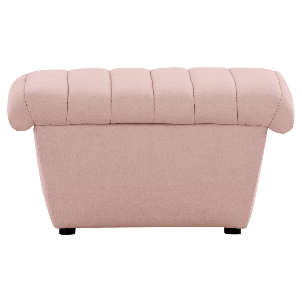 Thumbnail - Looks by W.Joop Hocker Looks Viii, Rosa, Textil, Uni, Füllung: Schaumstoff, rechteckig, 74x43x85 cm, Made in EU, FSC Mix...