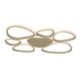 LED-DECKENLEUCHTE Acrux 89,5/79/4 cm  - Sandfarben, Design, Kunststoff/Metall (89,5/79/4cm) - Novel