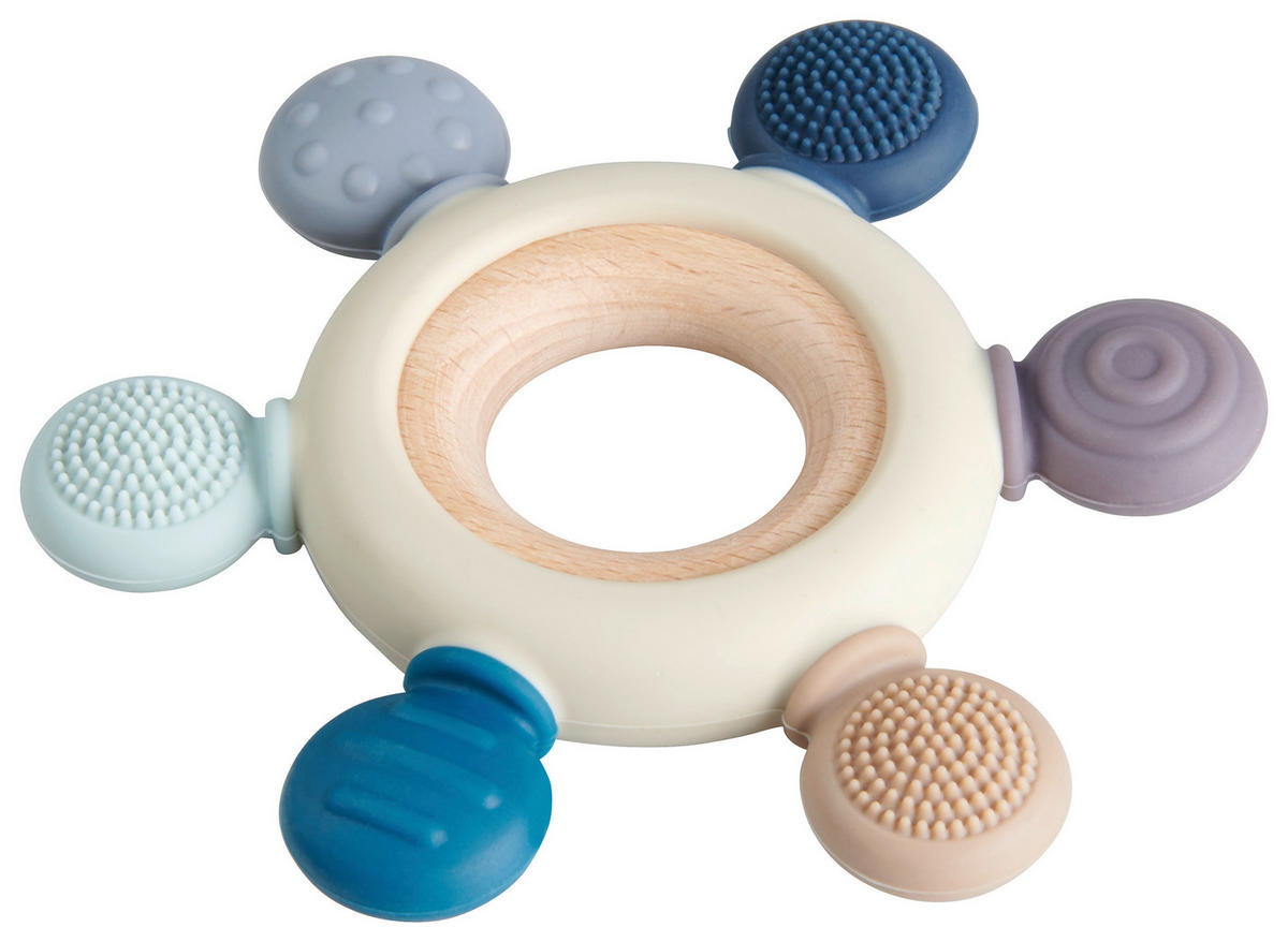 RÁGÓKA 0 hónap(ok)  - többszínű, Natur, műanyag/fa (10,9cm) - My Baby Lou