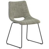 STUHL - Schwarz/Grün, Design, Textil/Metall (48/79/56cm) - Stylife