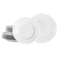 TAFELSERVICE Weiß Frederike weiss 12-teilig  - Weiß, Basics, Keramik - Creatable