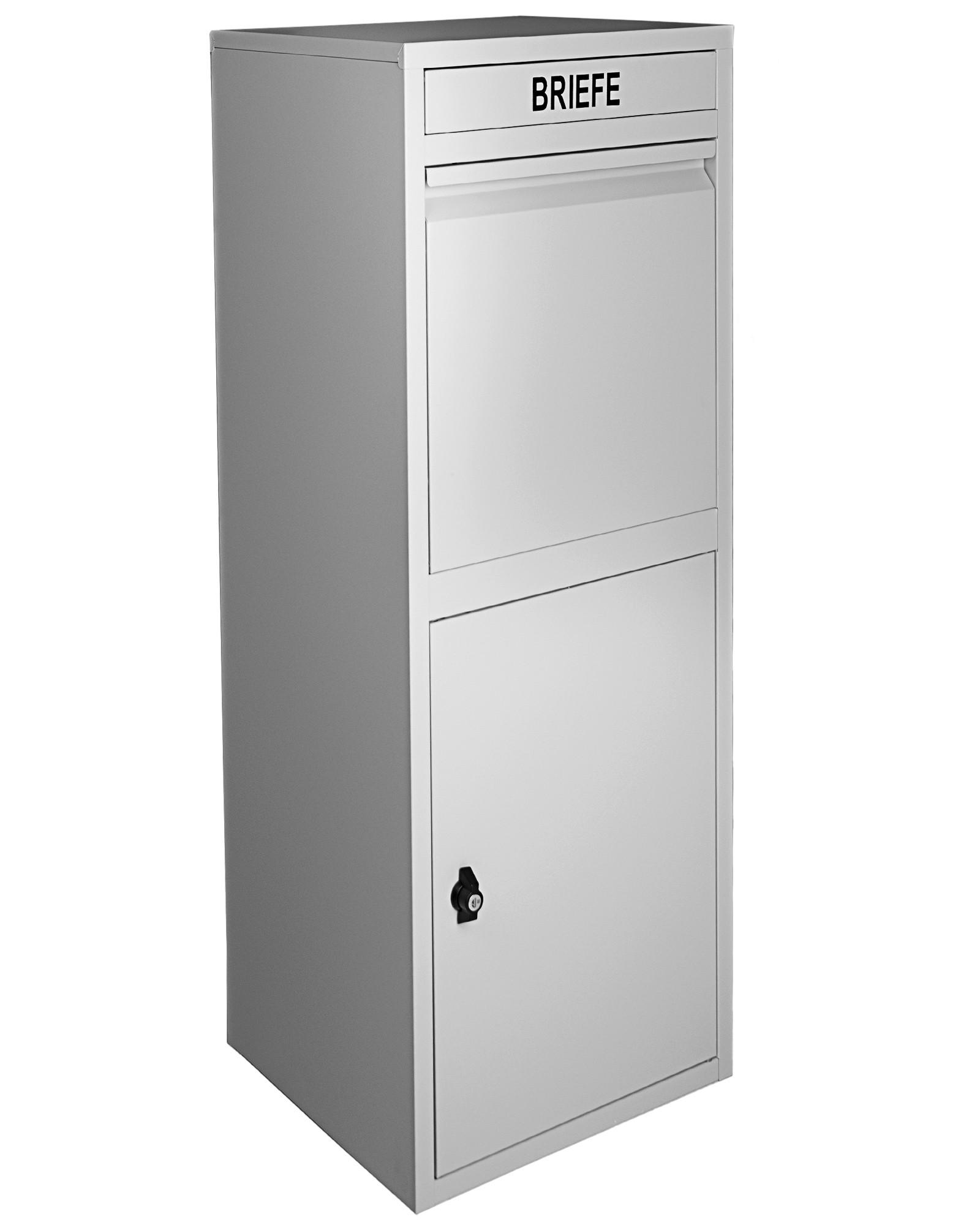 PAKETBOX 41/103/38 cm  - Grau, Basics, Metall (41/103/38cm)