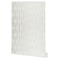 VLIESTAPETE 10.05 m J! CHAINS  - Creme, Design, Textil (53/1005cm) - Joop!