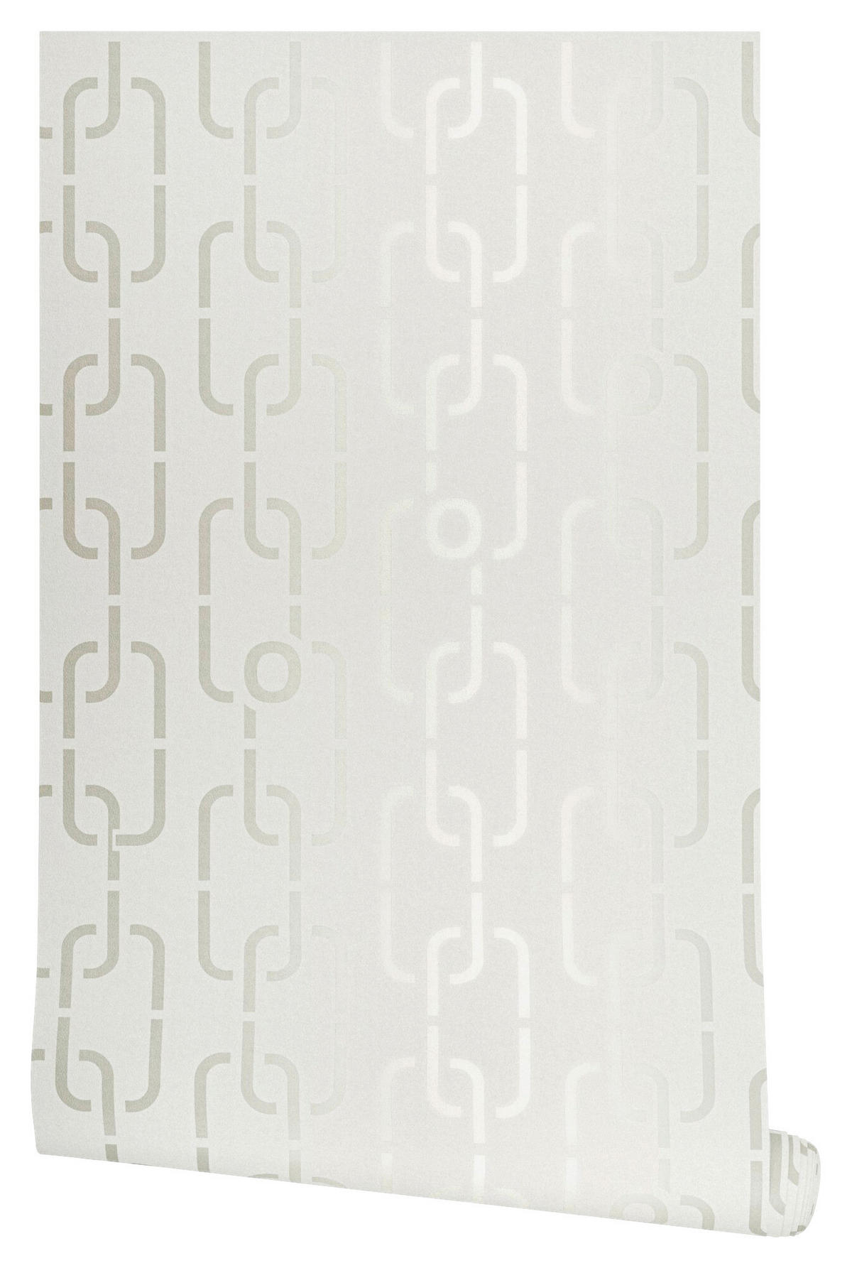 VLIESTAPETE 10.05 m J! CHAINS  - Creme, Design, Textil (53/1005cm) - Joop!