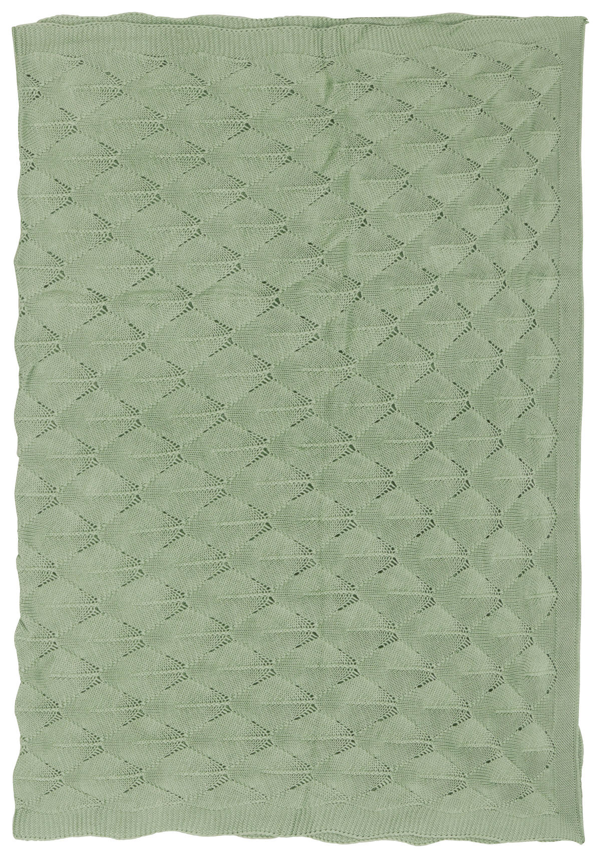 HEBKÁ DEKA - zelená, Natur, textil (80/100cm) - Avelia