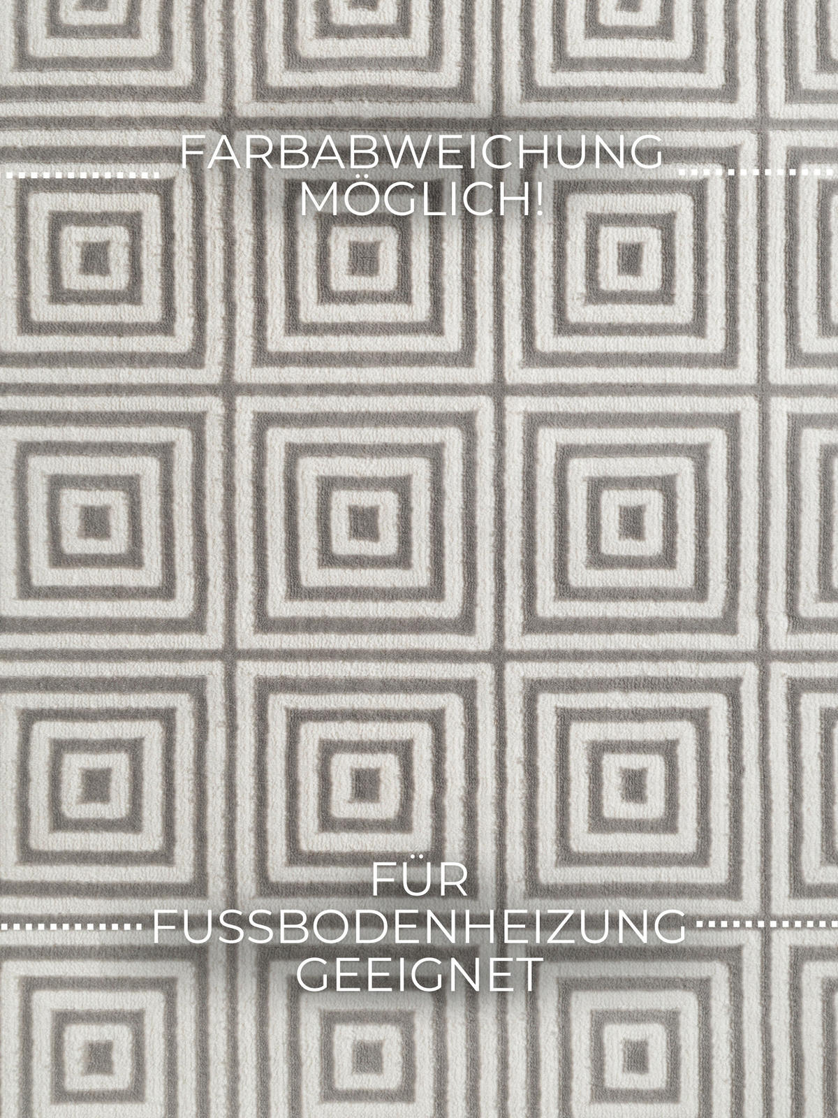 LÄUFER 80/240 cm Perles  - Weiß/Grau, Basics, Kunststoff (80/240cm) - Elle Decoration