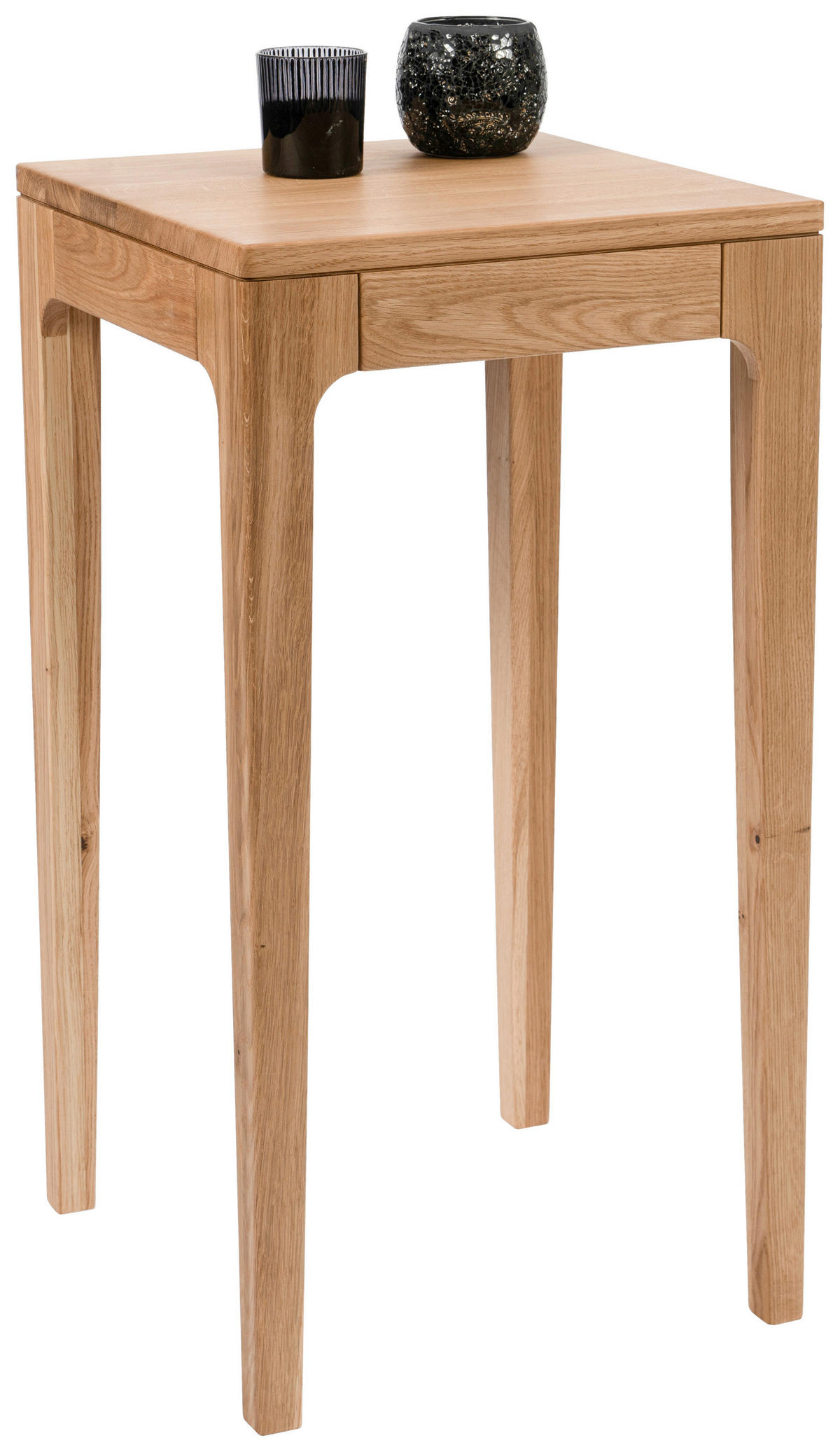 BEISTELLTISCH in Holz 40/40/80 cm  - Wildeiche, Basics, Holz (40/40/80cm)