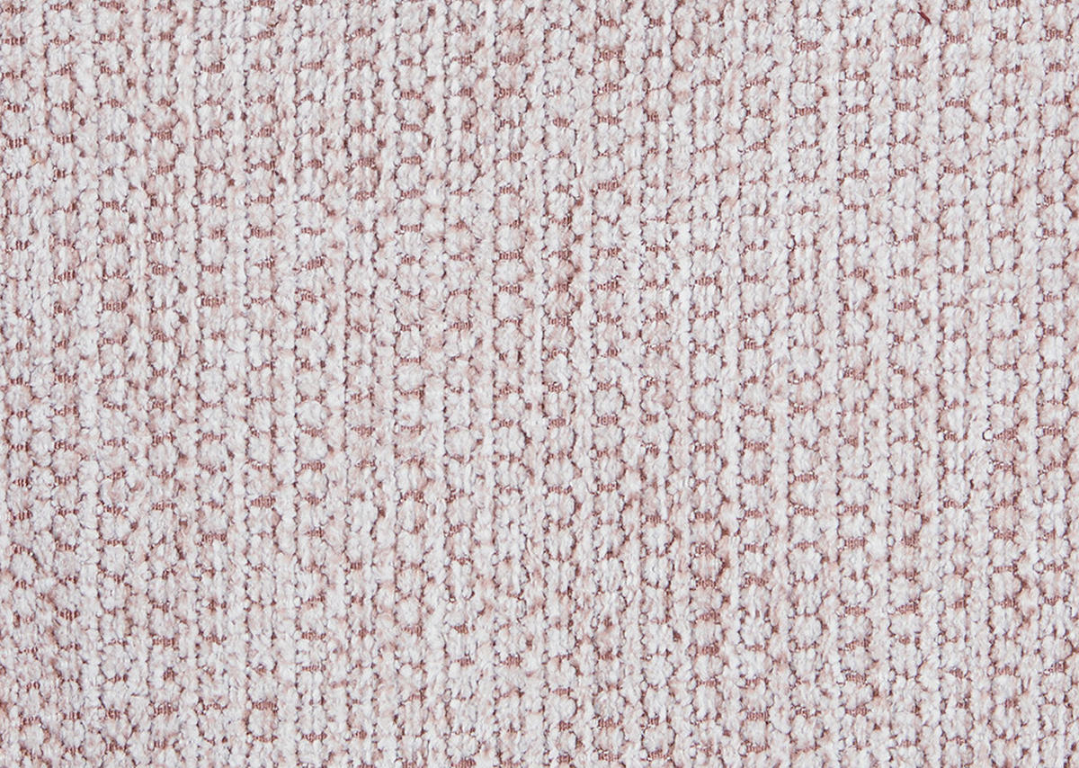ECKSOFA in Flachgewebe Hellrosa  - Hellrosa/Schwarz, Design, Textil/Metall (174/297cm) - Beldomo Style