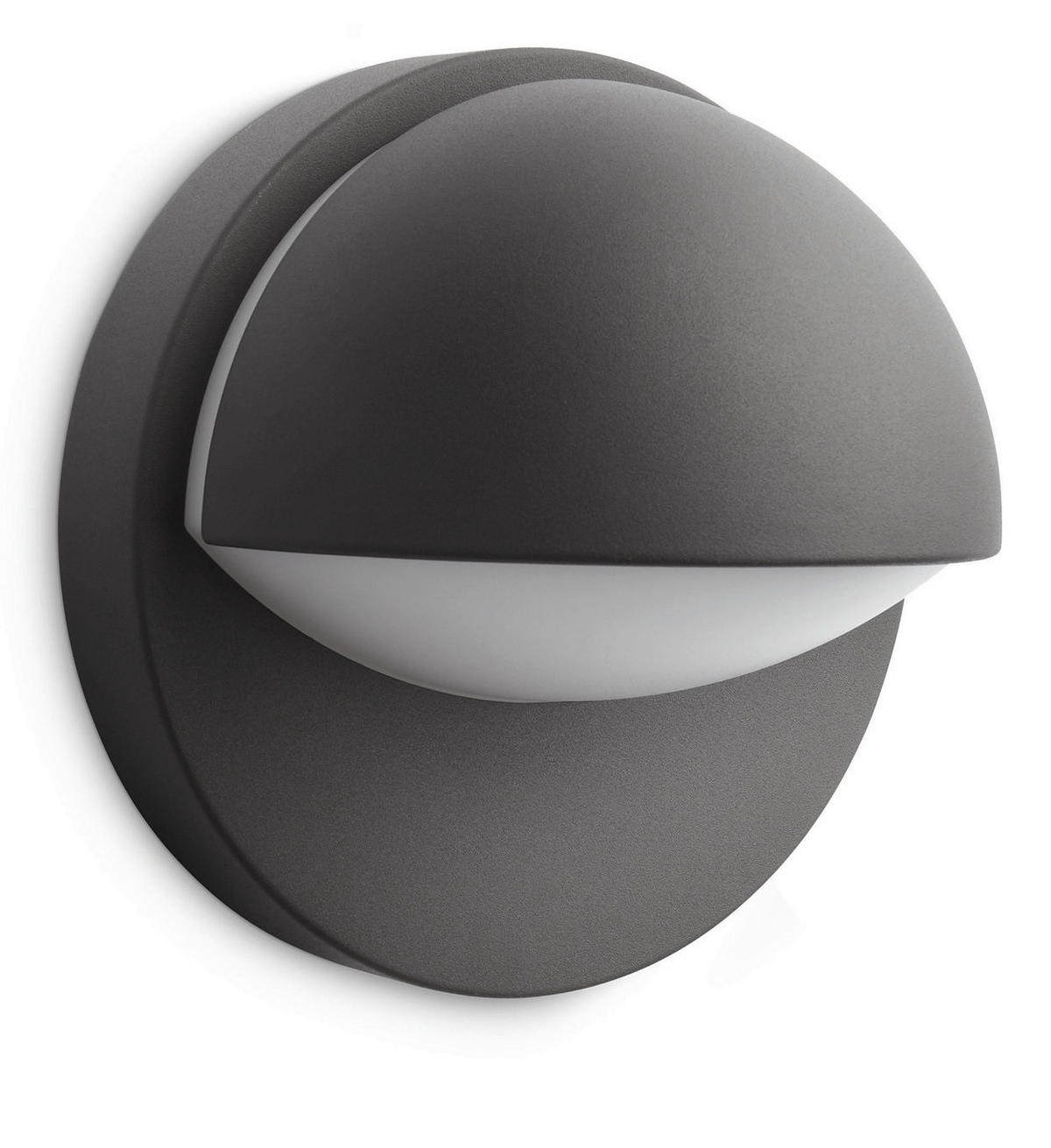 ZUNANJA STENSKA SVETILKA  JUNE       19,5/19,5/13,5 cm      - antracit, Basics, kovina (19,5/19,5/13,5cm) - Philips