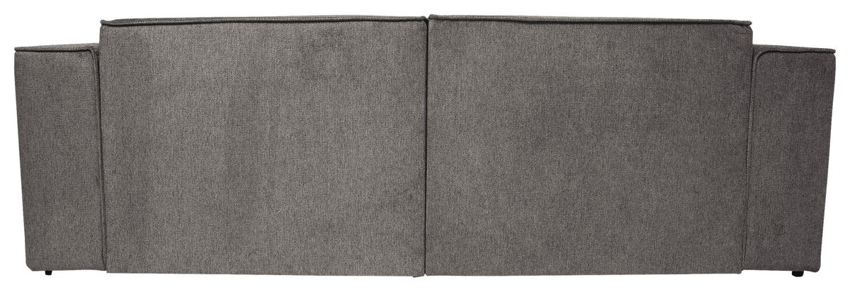 ECKSOFA Grau Struktur  - Schwarz/Grau, Design, Kunststoff/Textil (161/234cm) - P & B