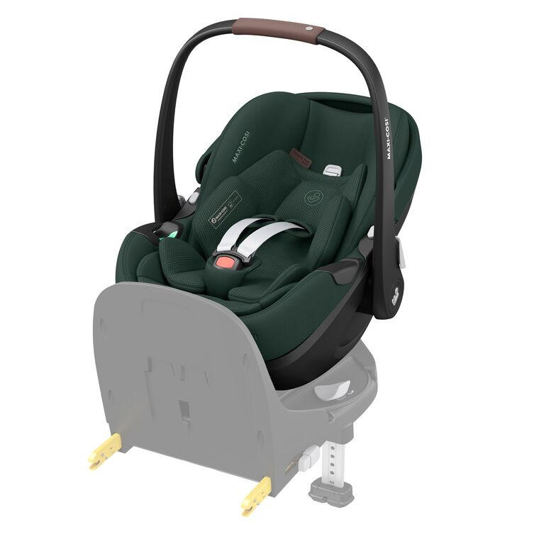 BABYSCHALE Pebble 360 Pro² Twillic Black - Dunkelgrün/Schwarz, Basics, Kunststoff (44/58/66cm) - Maxi-Cosi