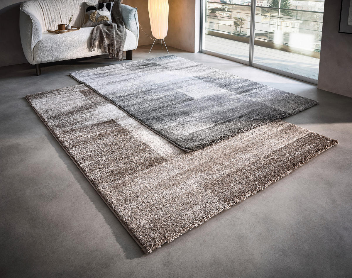 WEBTEPPICH 120/170 cm Grau  - Grau, Design, Textil (120/170cm) - Novel