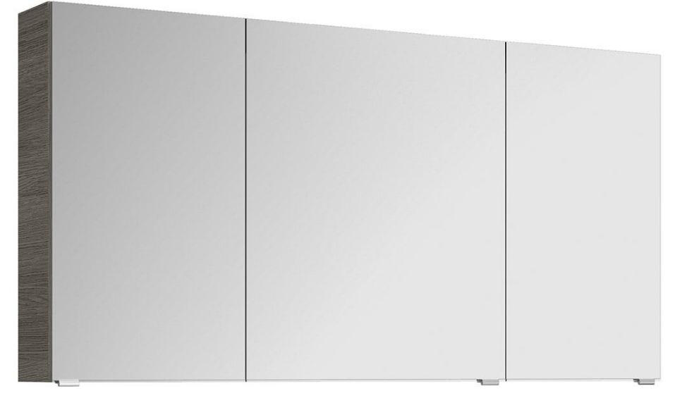 TÜKRÖS SZEKRÉNY 140/70,3/17 cm  - grafitszürke/króm, Konventionell, faalapú anyag/Üveg (140/70,3/17cm) - Sadena
