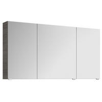 TÜKRÖS SZEKRÉNY 140/70,3/17 cm  - grafitszürke/króm, Konventionell, faalapú anyag/Üveg (140/70,3/17cm) - Sadena