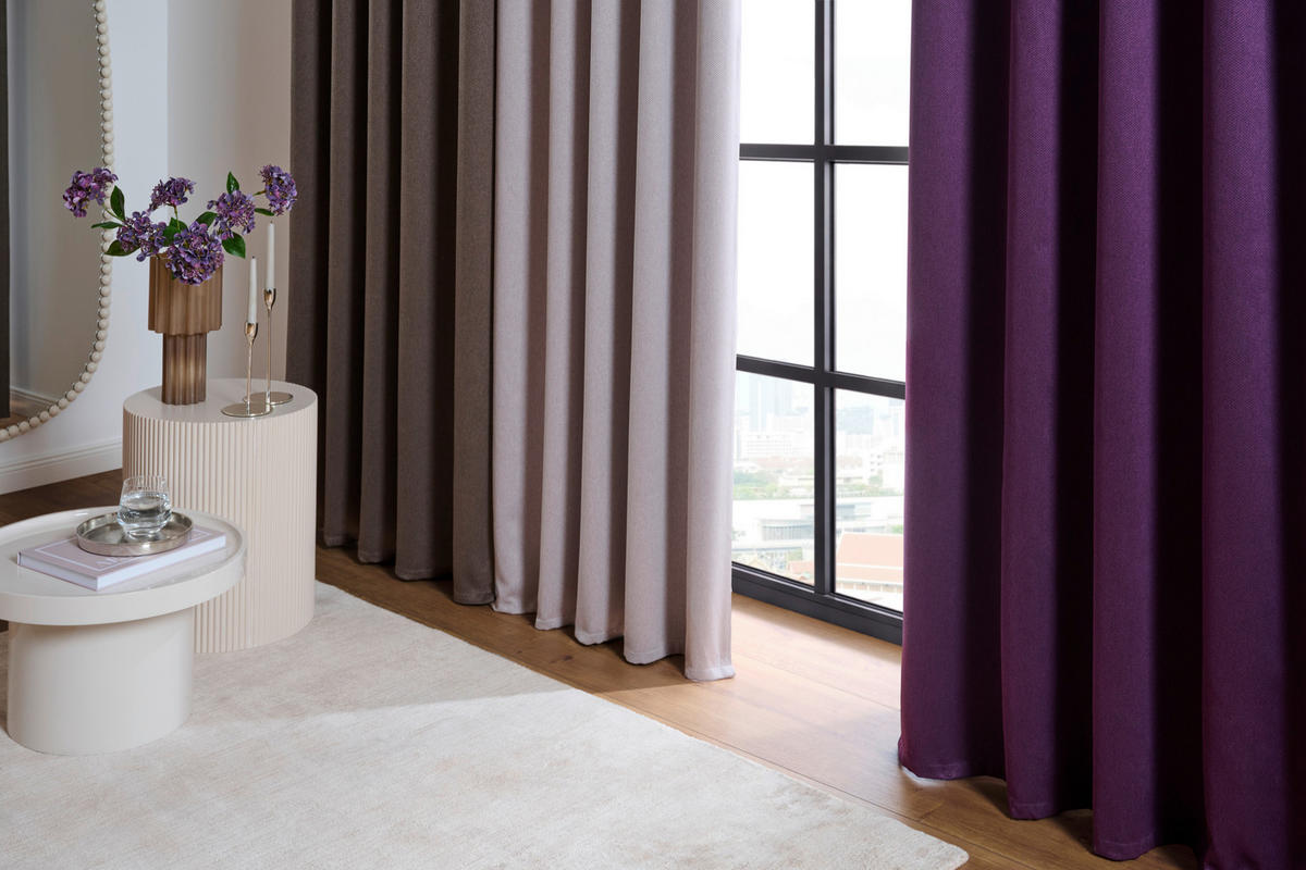 GOTOVA ZAVJESA antracit  135/245 cm  - antracit, Basics, tekstil (135/245cm) - Esposa