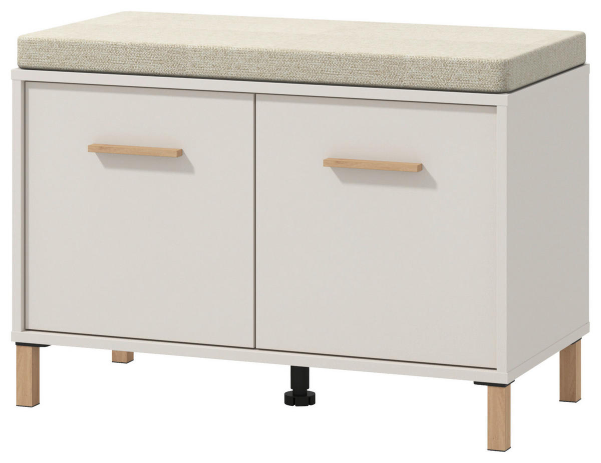 GARDEROBE 5-teilig  in 220/192,5/40 cm  - Kaschmir/Eiche Artisan, Basics, Glas/Holzwerkstoff (220/192,5/40cm) - Carryhome