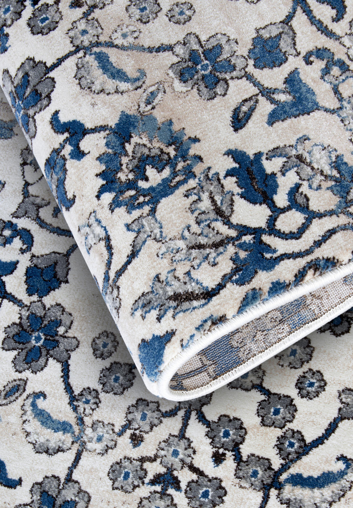LÄUFER 80/240 cm Kollektion 1869 Blau, Creme  - Blau/Creme, Design, Kunststoff/Textil (80/240cm) - Villeroy & Boch