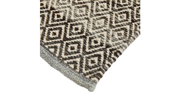 HANDWEBTEPPICH 70/130 cm Jupiter Blau  - Blau, Natur, Textil (70/130cm) - Linea Natura