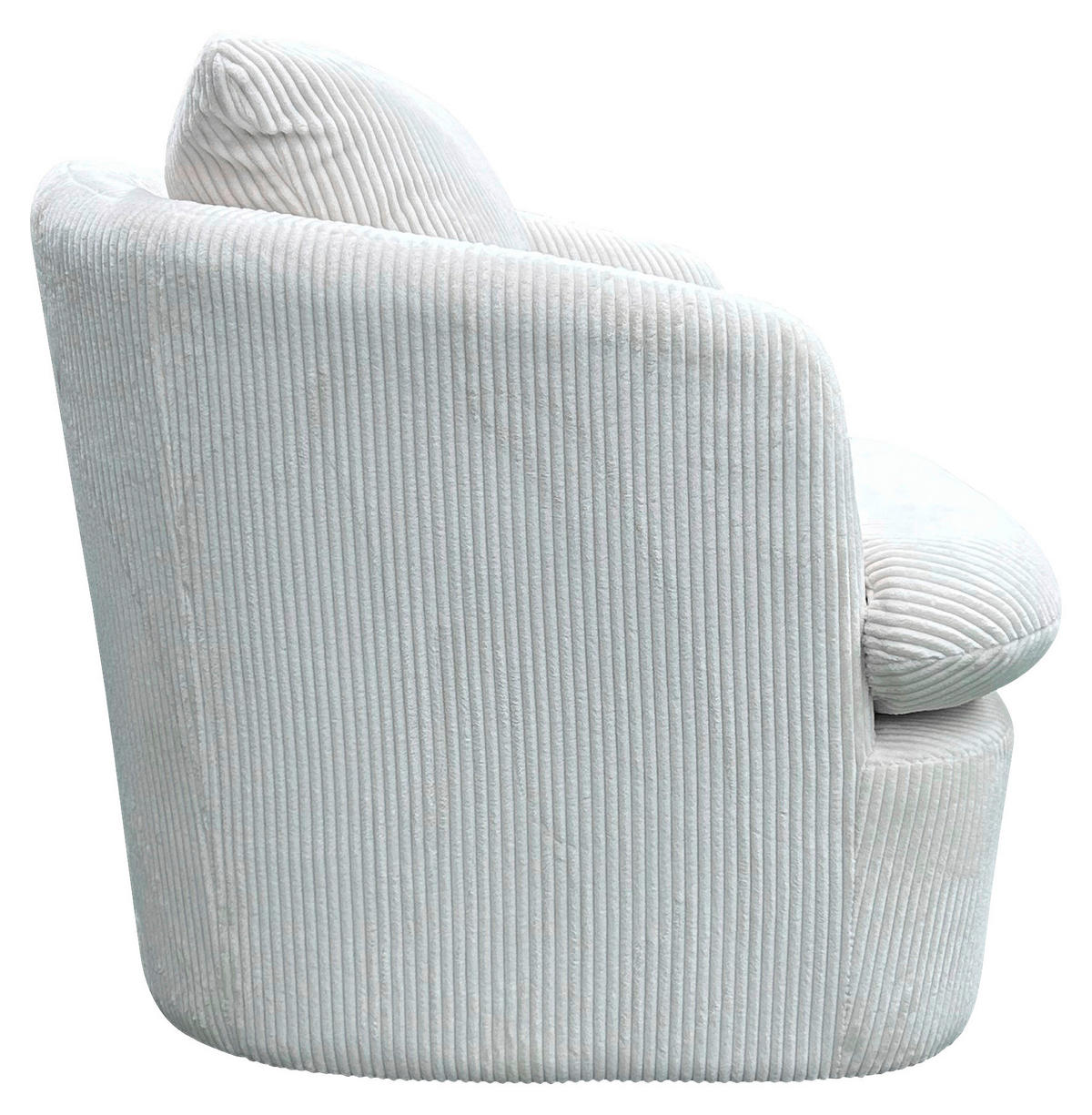 SESSEL in Cord Elfenbein  - Elfenbein, Basics, Textil (72/78/77cm) - MID.YOU