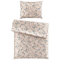 POSTEĽNÁ BIELIZEŇ, satén, ružová, 140/200 cm - ružová, Konventionell, textil (140/200cm) - Esposa