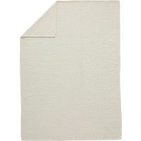 FLEECEDECKE 140/190 cm  - Weiß, Textil (140/190cm) - Novel