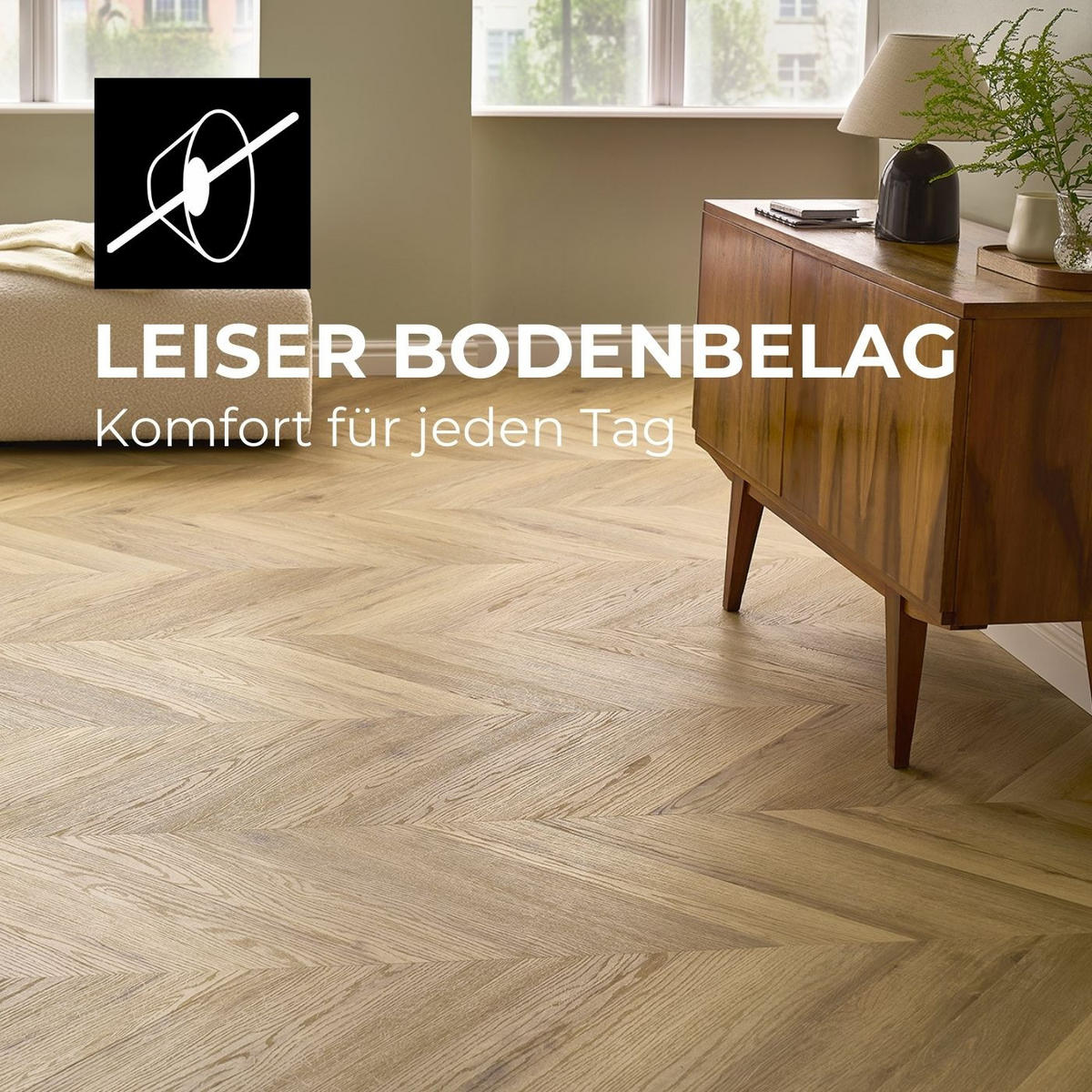 VINYLBODEN Chevron Tucson  per  m² - Design, Kunststoff (60/12/0,45cm) - Venda