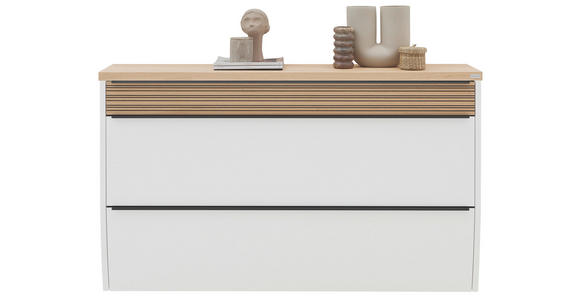 SCHUHKIPPER  in 160/95/31 cm  - Eichefarben/Anthrazit, Design, Holzwerkstoff/Metall (160/95/31cm) - Dieter Knoll