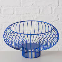 DEKOSCHALE - Blau, Basics, Metall (27/15cm) - Boltze Home