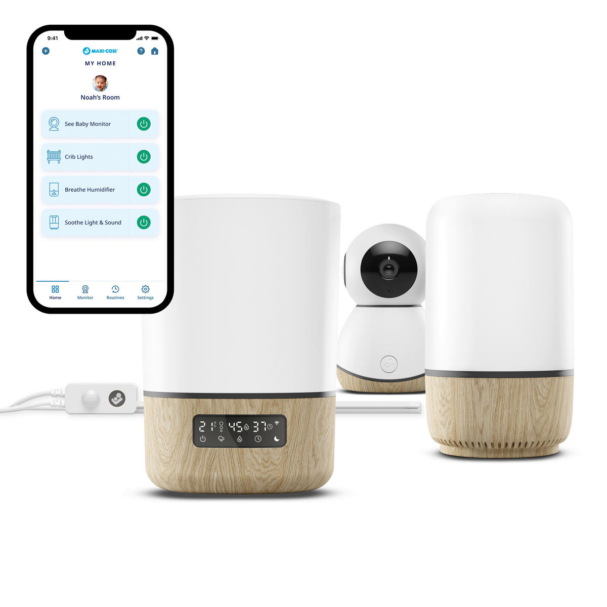 CONNECTED HOME SEE - Naturfarben/Weiß, Trend, Kunststoff (8,1/12,7cm) - Maxi-Cosi