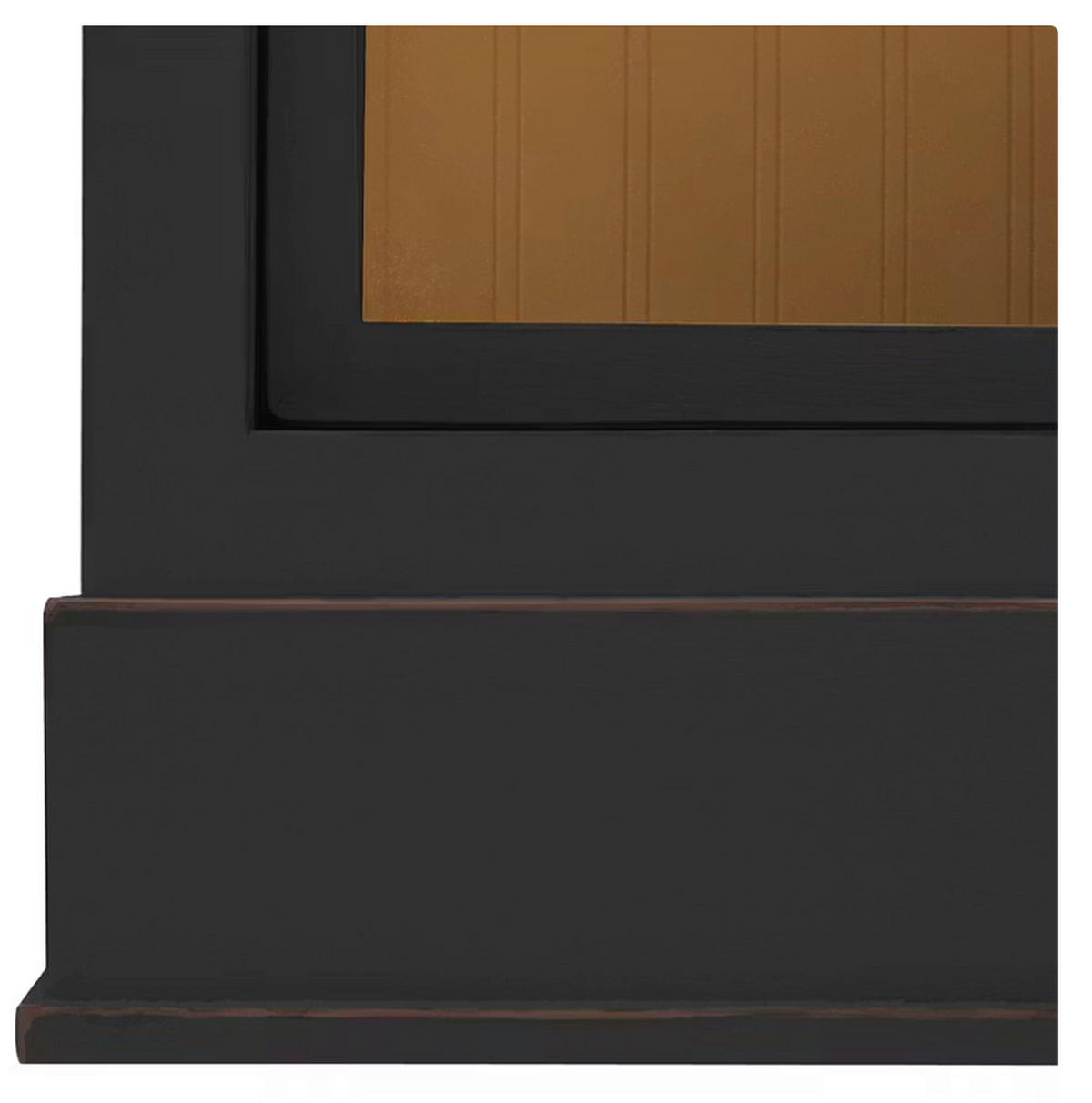 BÜCHERWAND Pinie teilmassiv Schwarz  - Schwarz/Bronzefarben, LIFESTYLE, Holz/Metall (311/238,5/46,5cm) - Livetastic