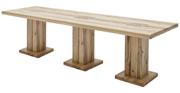 ESSTISCH Wildeiche massiv rechteckig Wildeiche - Wildeiche, KONVENTIONELL, Holz (300/120/76cm) - Landscape