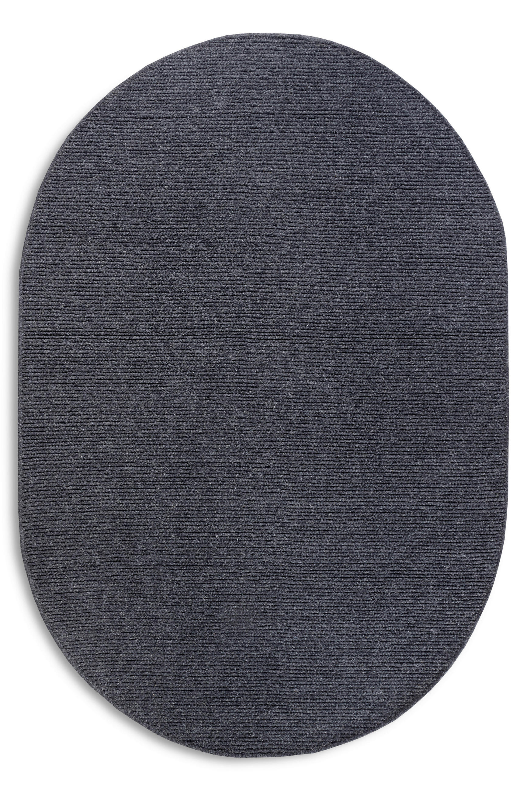 HANDWEBTEPPICH 160/230 cm Kollektion 1748 Anthrazit, Grau oval  - Anthrazit/Grau, Basics, Textil (160/230cm) - Villeroy & Boch