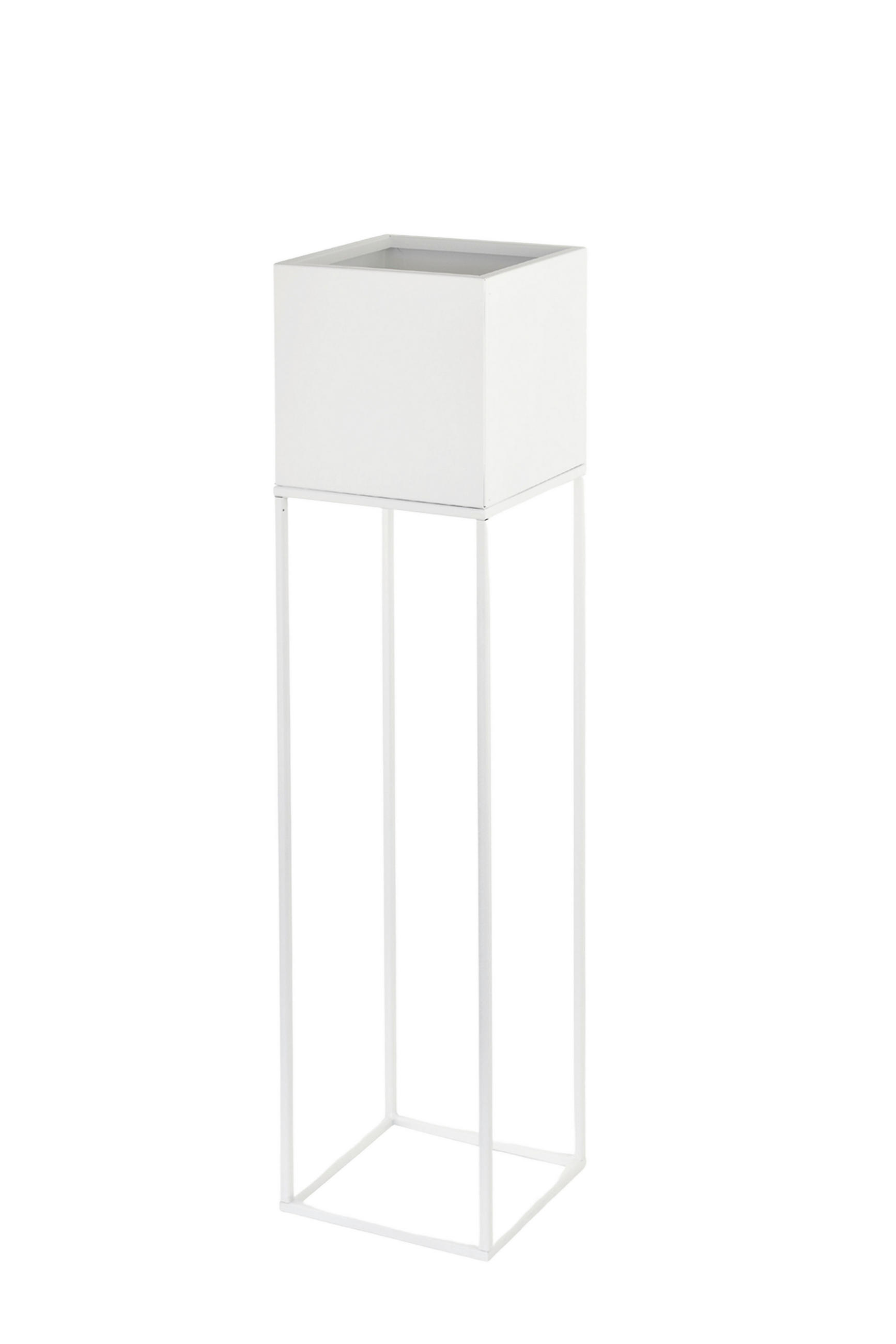 XXXLutz Blumenständer Weiß 19x87x19 cm