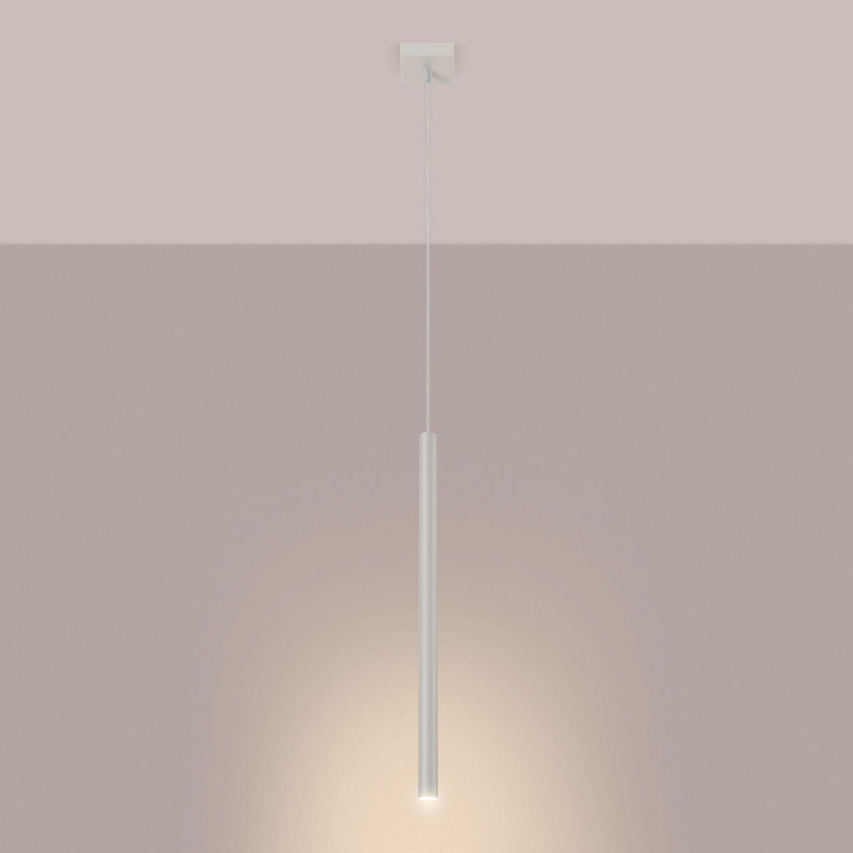 HÄNGELEUCHTE PASTELO 8/8/114 cm  - Beige, KONVENTIONELL, Metall (8/8/114cm)