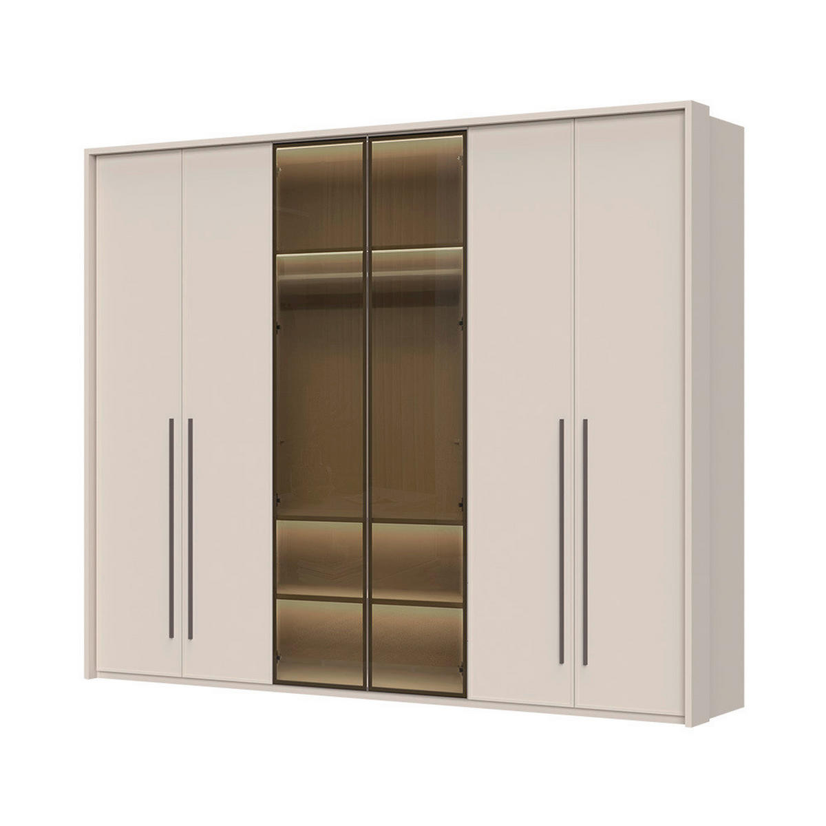 ORMAR SA KLASIČNIM VRATIMA  277/226/60 cm  - Dizajnerski, staklo/pločasti materijal (277/226/60cm)