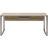 SCHREIBTISCH Eichefarben - Eichefarben/Nickelfarben, Design, Metall (180/76/76cm) - Voleo SCHREIBTISCH Eichefarben - Eichefarben/Nickelfarben, Design, Metall (180/76/76cm) - Voleo