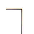 WANDSPIEGEL 100/200/2,5 cm    in rechteckig  - Goldfarben, Trend, Glas/Holzwerkstoff (100/200/2,5cm) - Landscape